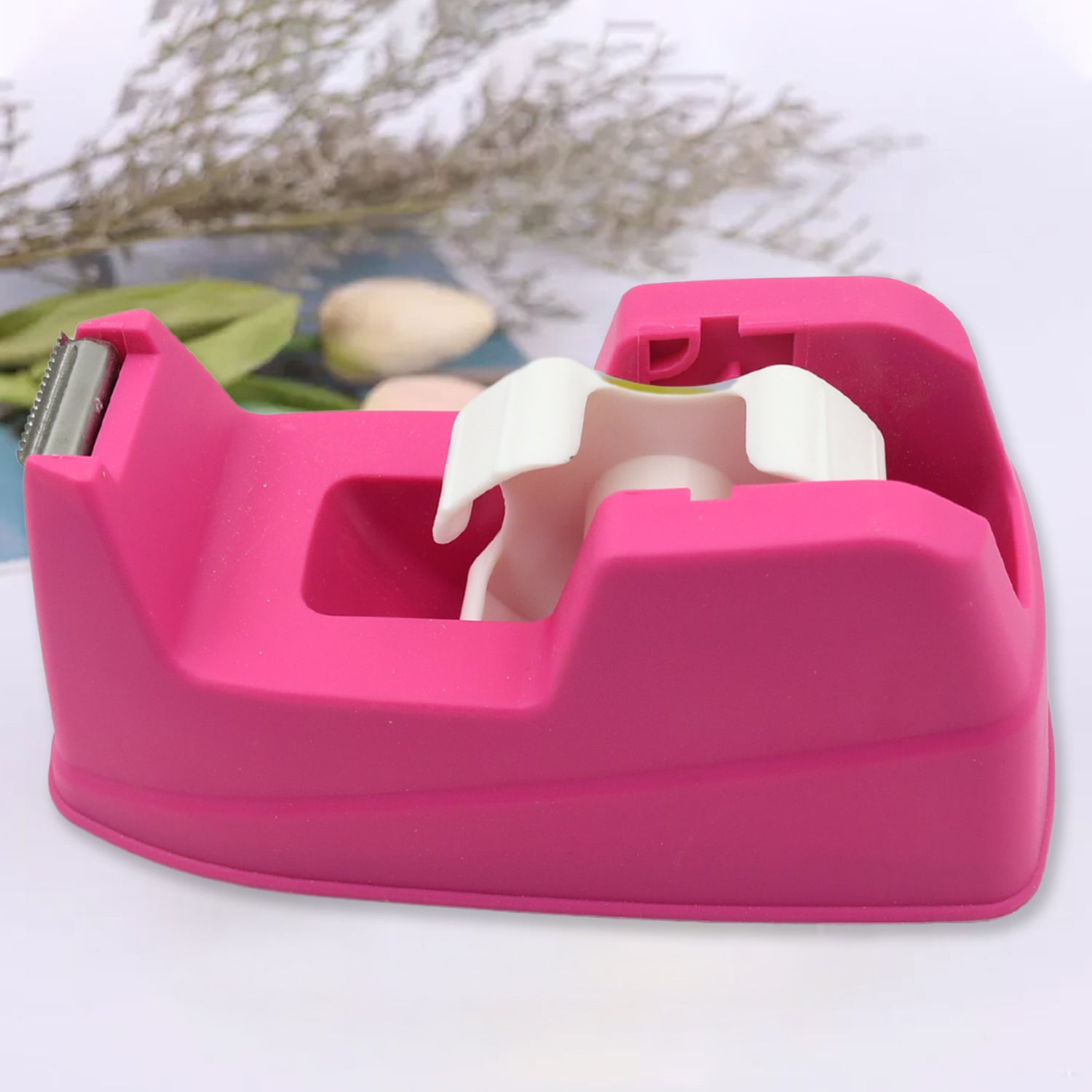 9506 Plastic Tape Dispenser Cutter for Home Office use, Tape Dispenser for Stationary, Tape Cutter Packaging Tape (1 pc / 631 Gm) 9506 Plastic Tape Dispenser Cutter for Home Office use, Tape Dispenser for Stationary, Tape Cutter Packaging Tape (1 pc / 631 Gm)